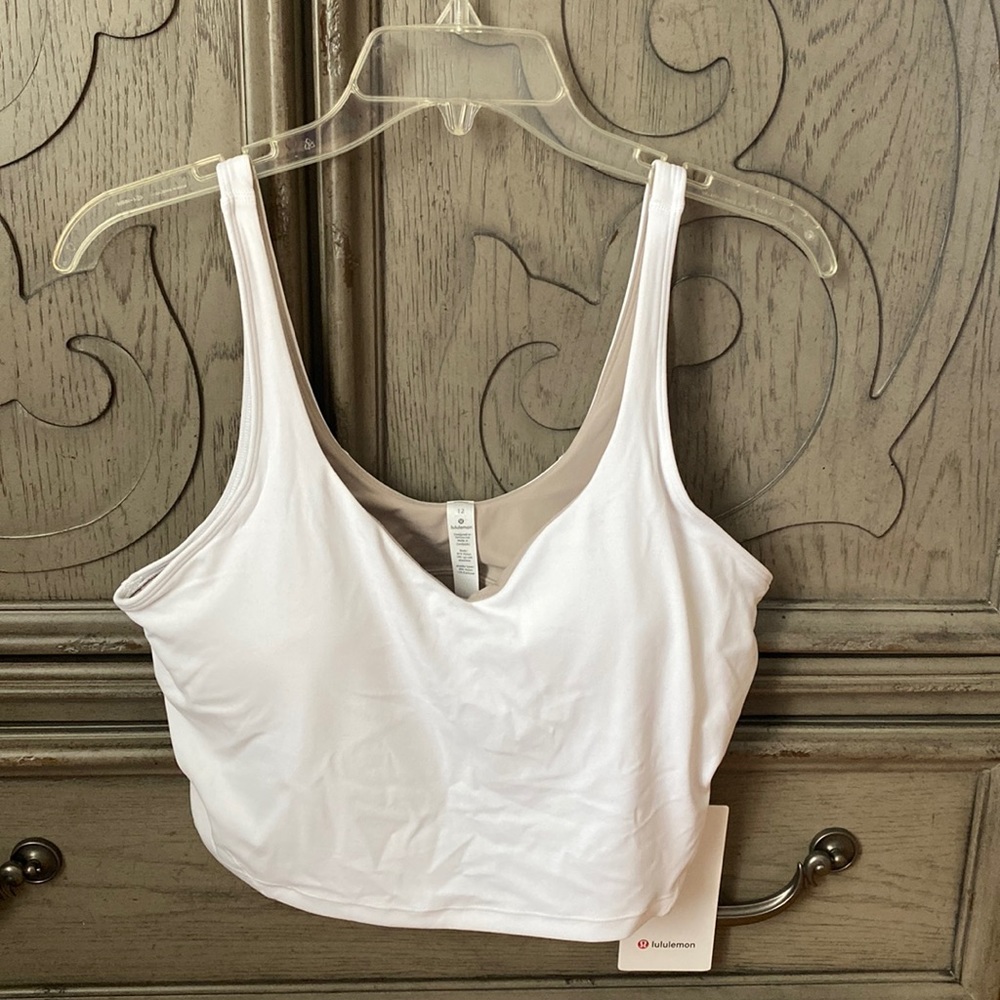 NWT Lululemon Align white tank size 12